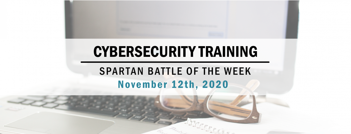 Spartan Battle of the Week - CyberSecurity Training